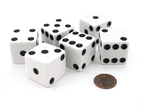 Set 25mm large - 6, d6